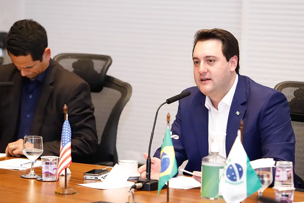 Governador Ratinho Junior discute ampliação de parcerias com os Estados Unidos 7 governador ratinho jr02 Governador Ratinho Junior discute ampliação de parcerias com os Estados Unidos