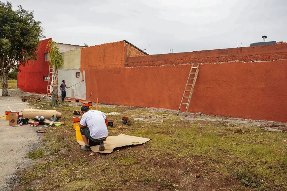 Projeto vai dar cor aos muros em frente ao Parque Linear Atuba de Pinhais 1 Parque Linear Atuba