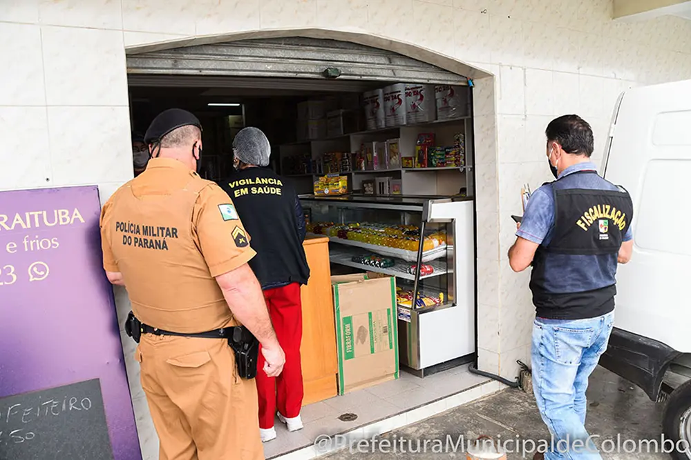 Vigilância Sanitária de Colombo amplia inspeção nos comércios 2 Vigilância Sanitária