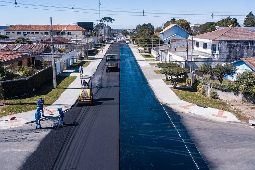Rua Rio Trombetas, em Pinhais, recebe melhorias em toda a sua extensão 1 pinhais 03 1 Rua Rio Trombetas, em Pinhais, recebe melhorias em toda a sua extensão