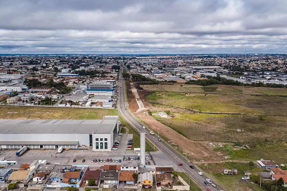 Avenida Maringá, em Pinhais, recebe mais um trecho de duplicação 2 Avenida Maringá