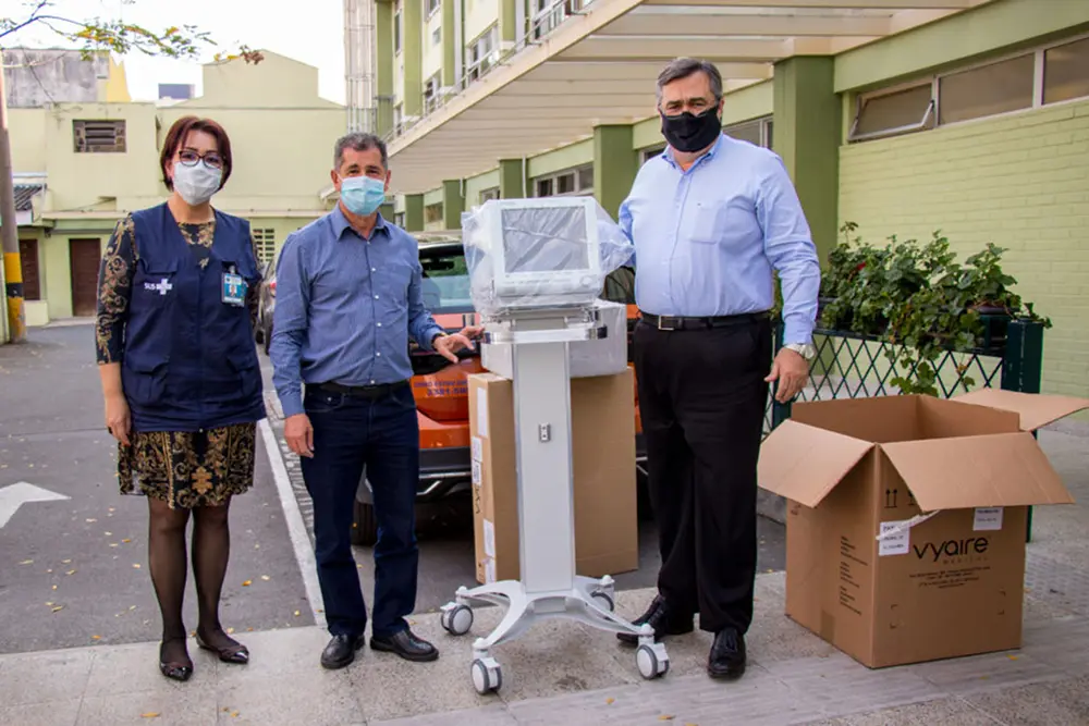 São José dos Pinhais recebe ventiladores pulmonares entregues pelo Estado 5 ventiladores pulmonares