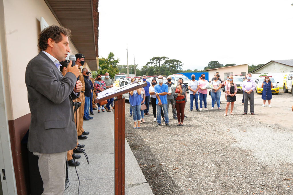 Parceria entre Piraquara e o BPGd viabiliza a sede da 1ª Cia de Polícia de Guarda no Guarituba 2 Marquinhos destacou a parceria com a Polícia Militar