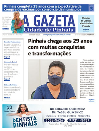 A Gazeta Cidade de Pinhais</br>Edição 597 2 GAZETA PINHAIS MAR2 ed597 capa A Gazeta Cidade de Pinhais</br>Edição 597