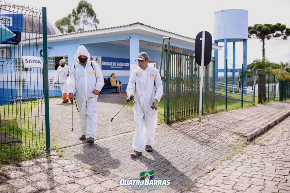 Quatro Barras inicia etapa de desinfecção das Unidades de Saúde e locais públicos 4 quatro barras desinfeccao Quatro Barras inicia etapa de desinfecção das Unidades de Saúde e locais públicos