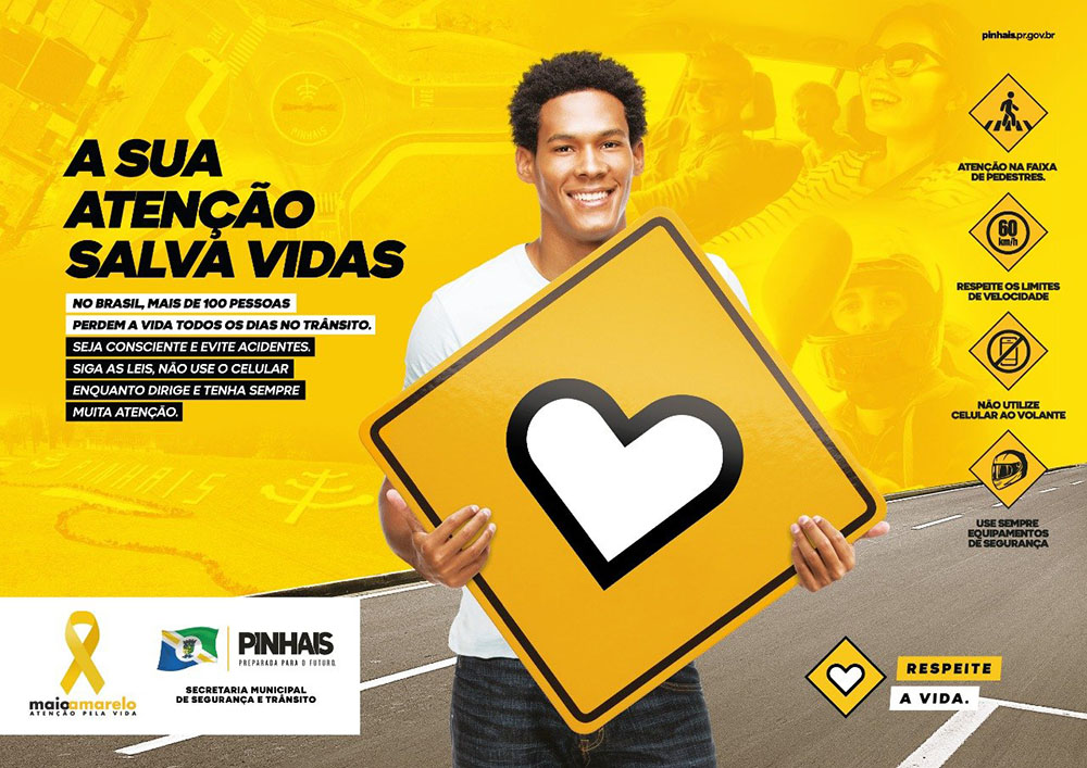 Prefeitura de Pinhais promove ações em menção ao Maio Amarelo 6 pinhais maio amarelo Prefeitura de Pinhais promove ações em menção ao Maio Amarelo