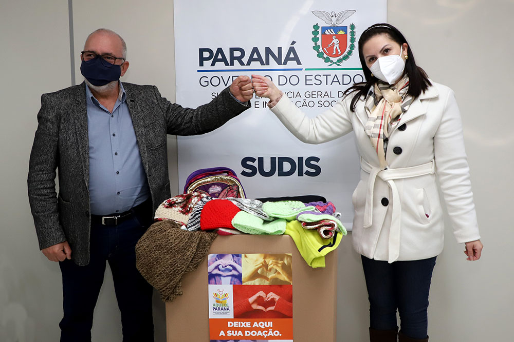 Peças arrecadadas na campanha Aquece Paraná começam a ser distribuídas 7 governo campanha agasalho Peças arrecadadas na campanha Aquece Paraná começam a ser distribuídas
