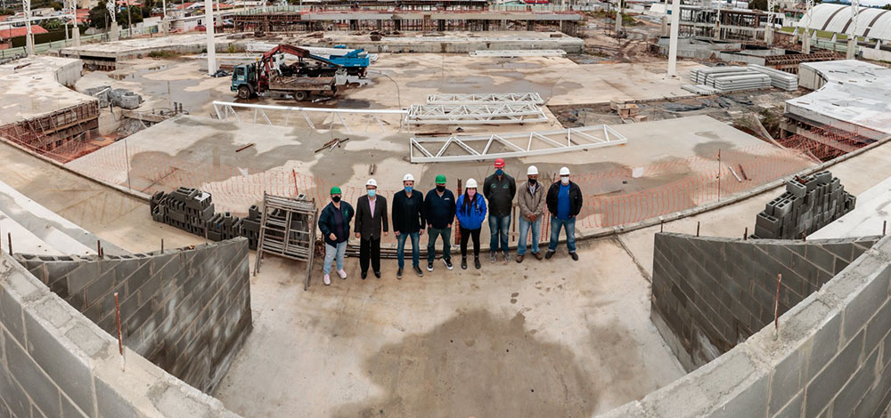 Integrantes da Federação de Ciclismo visitam as obras do Complexo Esportivo de Pinhais 9 pinhais velodromo Integrantes da Federação de Ciclismo visitam as obras do Complexo Esportivo de Pinhais