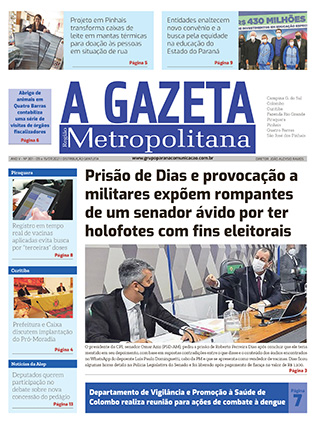 A Gazeta Região Metropolitana</br>Edição 301 2 GAZETA METROPOLITANA ed301 capa A Gazeta Região Metropolitana</br>Edição 301
