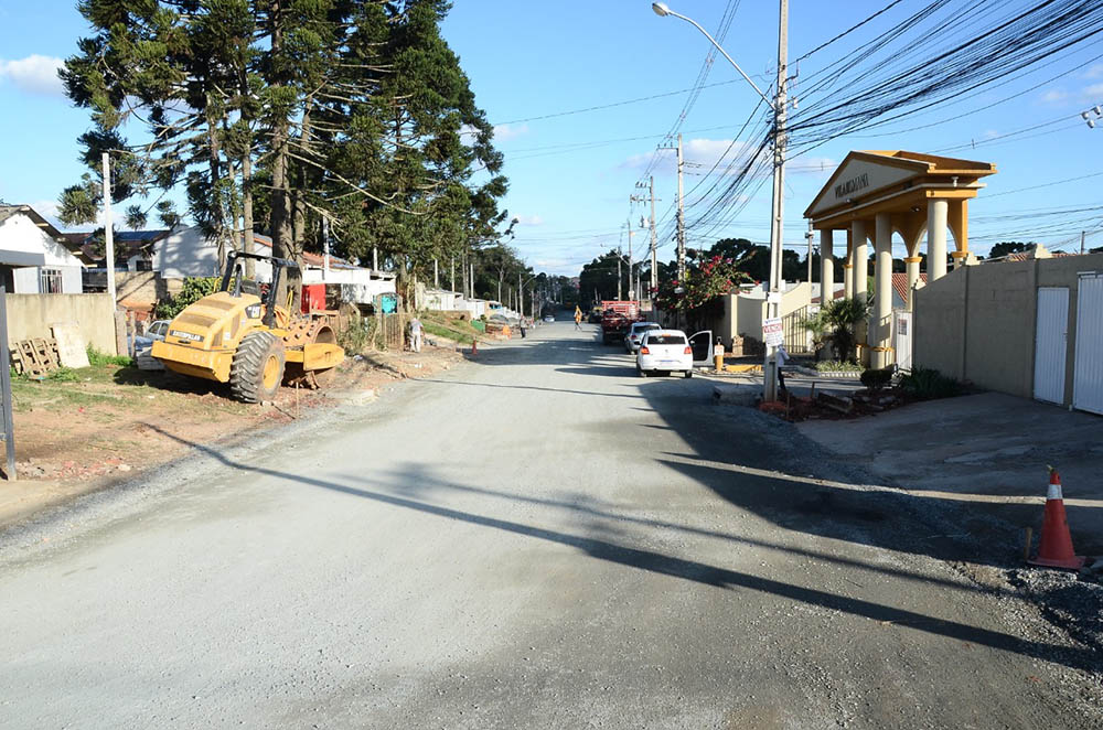 Pavimentação da Rua Matinhos, em Fazenda Rio Grande, deve durar mais 90 dias 7 fazenda rio grande pavimentacao Pavimentação da Rua Matinhos, em Fazenda Rio Grande, deve durar mais 90 dias
