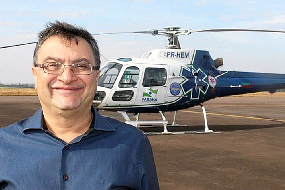 Serviço aeromédico, referência para São Paulo, já é legado no Paraná, diz Michele Caputo 6 michele caputo 1 Serviço aeromédico, referência para São Paulo, já é legado no Paraná, diz Michele Caputo