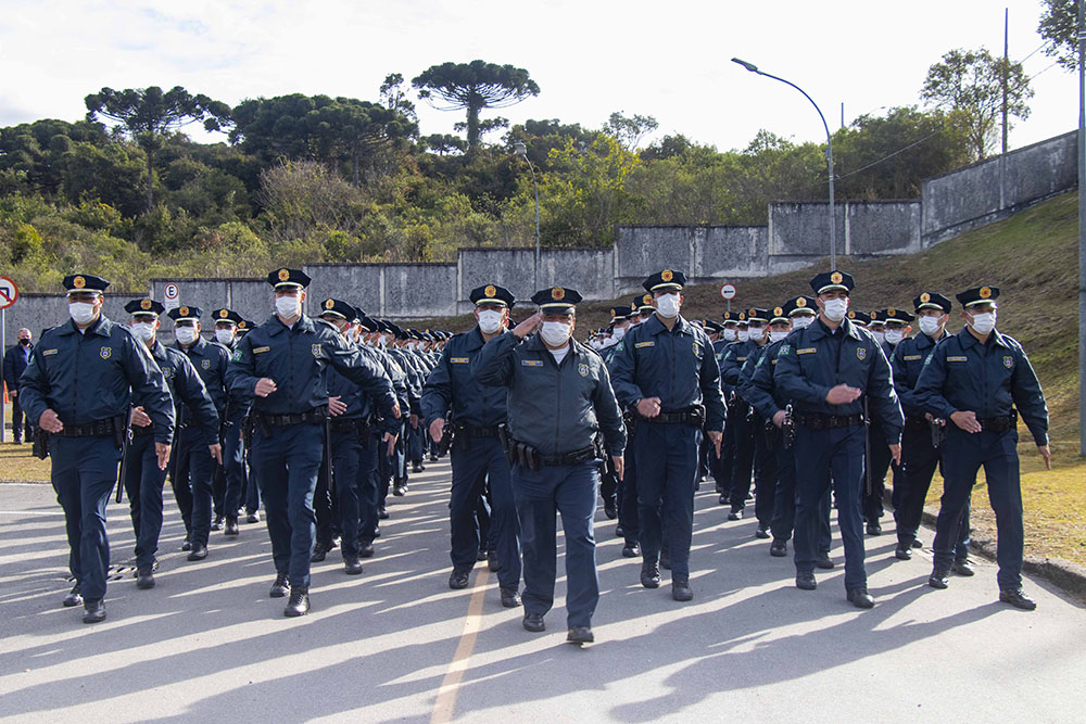 Guarda Municipal de Curitiba conta com mais 88 profissionais para segurança nas ruas 4 Cerimônia de lançamento do estágio supervisionado da vigésima nona turma de Gardas Municipais
