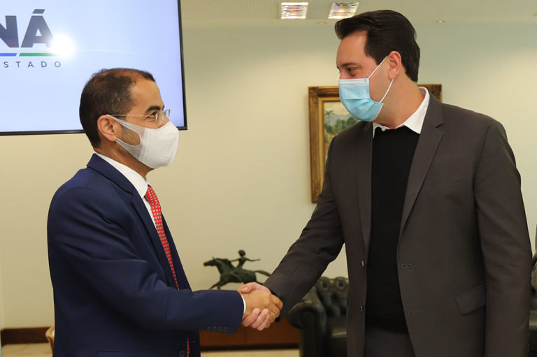 Governador recebe embaixador dos Emirados Árabes Unidos e destaca potenciais do Paraná