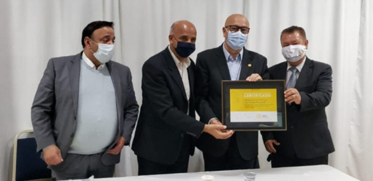 Romanelli (PSB), primeiro secretário da Assembleia Legislativa do Paraná, participou da reunião da Associação dos Jornais Diários do Interior do Paraná