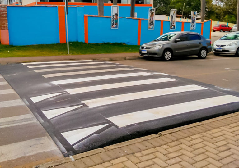 Nesta última semana as obras de revitalização ocorreram na Estrada do Mandassaia