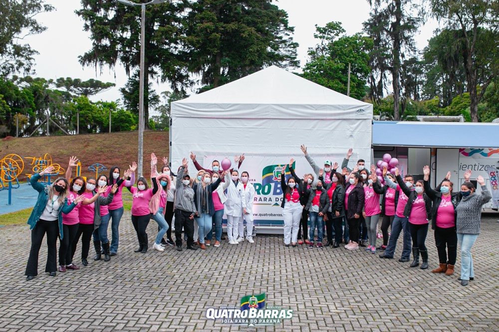 Conscientizar+ em Quatro Barras mobiliza mulheres para prevenção do câncer de mama 4 cancer mama quatro barras Conscientizar+ em Quatro Barras mobiliza mulheres para prevenção do câncer de mama