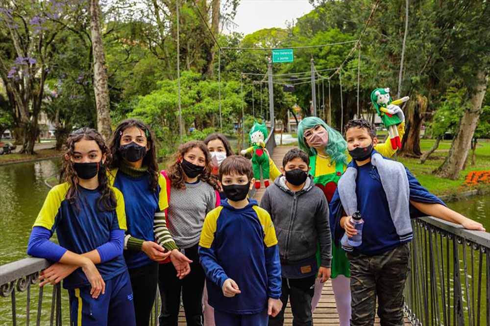 Educação tem programação especial em Curitiba com atrações até o final do mês 6 Linhas do Conhecimento no Passeio Público
