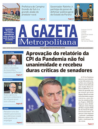 A Gazeta Região Metropolitana</br>Edição 315 1 A Gazeta Região Metropolitana - Edição 315