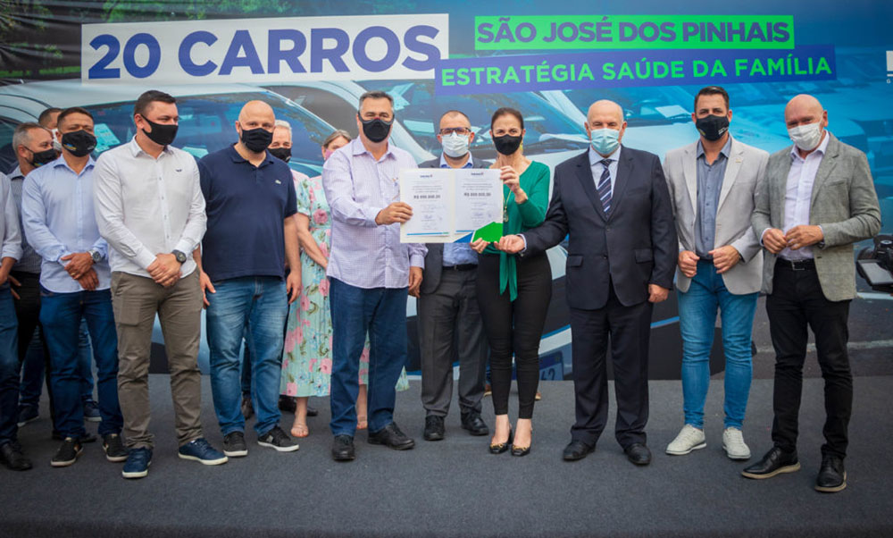 São José dos Pinhais recebe vinte veículos para a Estratégia da Saúde da Família 6 veículos para a Estratégia da Saúde da Família