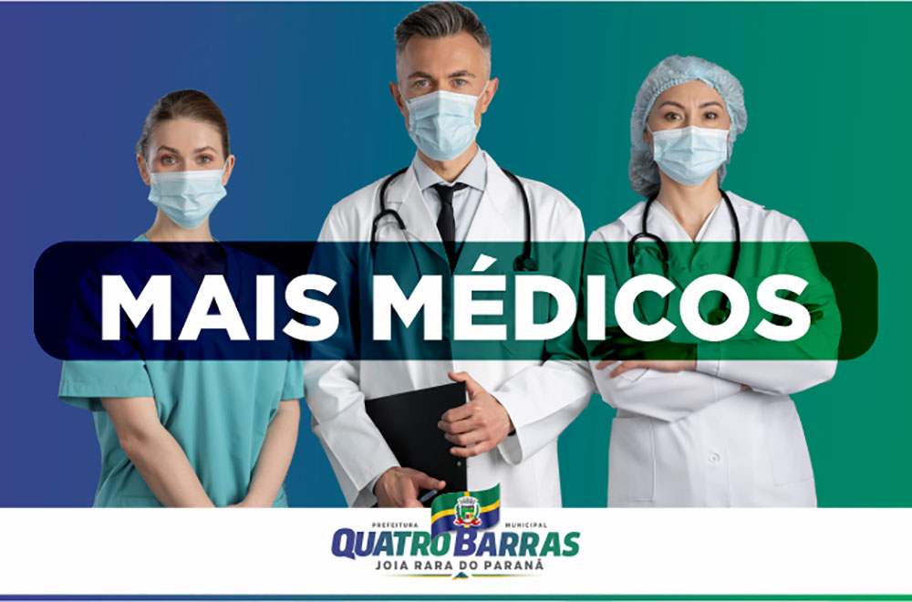 Quatro Barras contrata mais médicos para ampliar e qualificar o atendimento à população 8 qb mais medicos Quatro Barras contrata mais médicos para ampliar e qualificar o atendimento à população