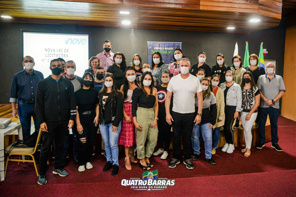 Servidores de Quatro Barras participam de qualificação sobre a nova lei de licitações 5 quatro barras lei licitacao Servidores de Quatro Barras participam de qualificação sobre a nova lei de licitações