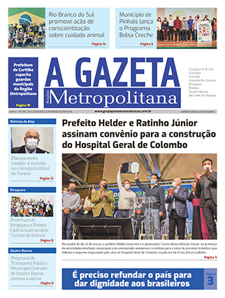 A Gazeta Região Metropolitana</br>Edição 326 2 A Gazeta Região Metropolitana - Edição 326