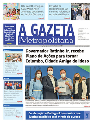 A Gazeta Região Metropolitana</br>Edição 327 5 A Gazeta Região Metropolitana - Edição 327