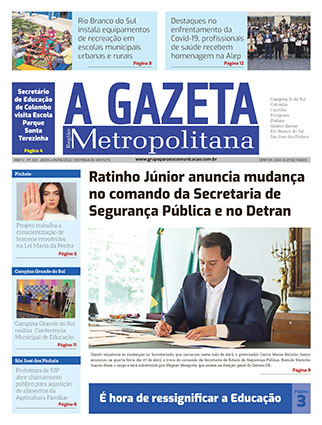 A Gazeta Região Metropolitana</br>Edição 330 1 A Gazeta Região Metropolitana - Edição 330