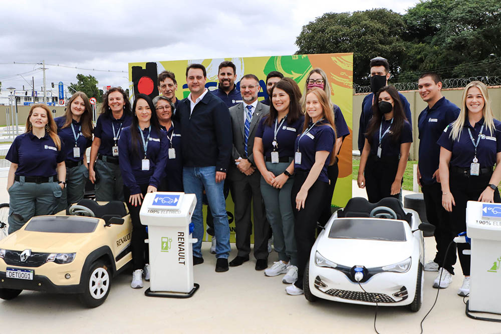 Ratinho Jr. inaugura Detranzinho, minicidade voltada à educação no trânsito para crianças 2 detranzinho Ratinho Jr. inaugura Detranzinho, minicidade voltada à educação no trânsito para crianças