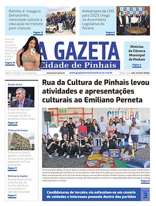 A Gazeta Cidade de Pinhais</br>Edição 638 6 A Gazeta Cidade de Pinhais - Edição 638