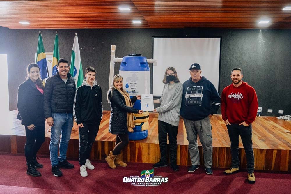 Projeto Cisterna na Escola da Prefeitura de Quatro Barras visa estimular a conscientização ambiental desde a infância 7 quatro barras cisterna escola Projeto Cisterna na Escola da Prefeitura de Quatro Barras visa estimular a conscientização ambiental desde a infância