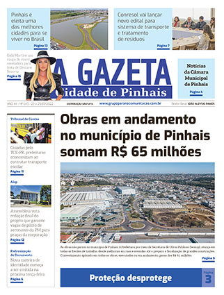 A Gazeta Cidade de Pinhais</br>Edição 649 4 A Gazeta Cidade de Pinhais - Edição 649