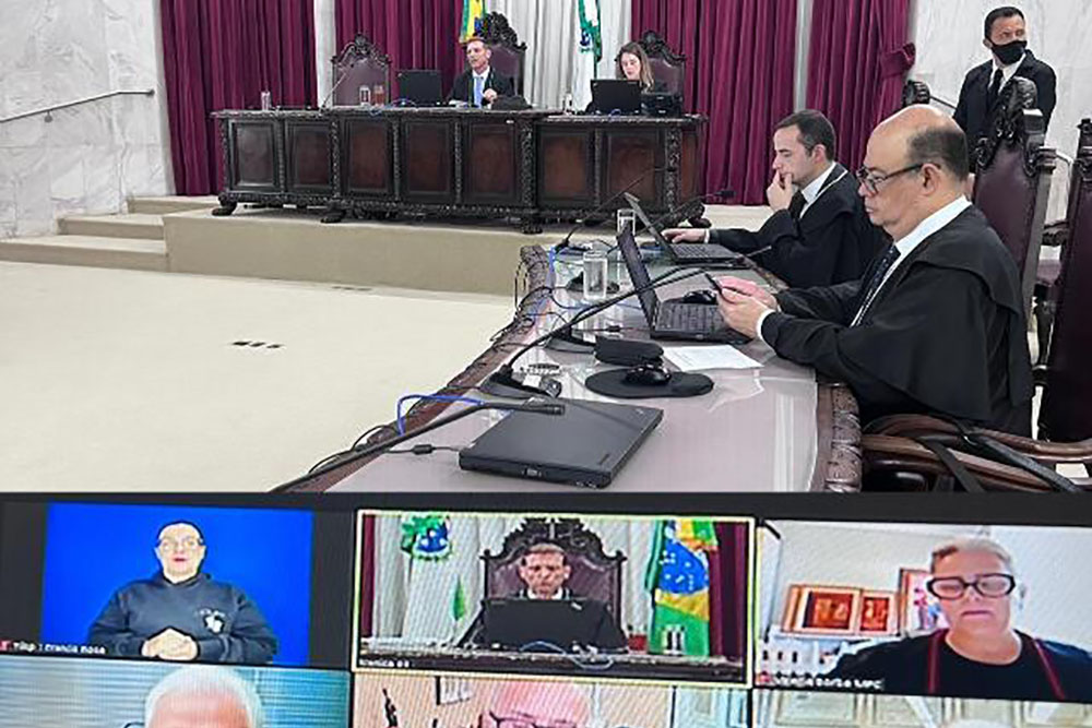 Tribunal Pleno realiza a primeira sessão ordinária regular após suspensão 3 tribunal contas Tribunal Pleno realiza a primeira sessão ordinária regular após suspensão