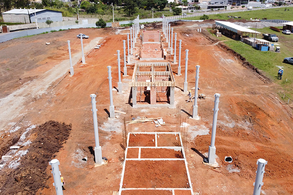 Comec divulga imagens da obra de construção do novo terminal Piraquara 2 comec terminal piraquara Comec divulga imagens da obra de construção do novo terminal Piraquara
