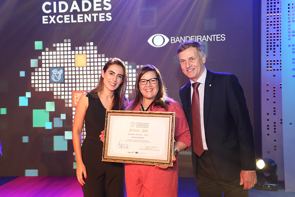 Pinhais é 2º lugar nacional em Sustentabilidade no Prêmio Band Cidades Excelentes 6 pinhais band cidades Pinhais é 2º lugar nacional em Sustentabilidade no Prêmio Band Cidades Excelentes