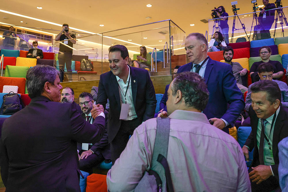 Em São Paulo, Ratinho Junior apresenta projetos de infraestrutura a investidores 1 ratinho junior 01 Em São Paulo, Ratinho Junior apresenta projetos de infraestrutura a investidores