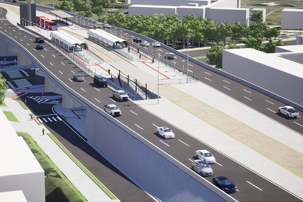 Obras no Complexo do Tarumã vão promover integração do transporte coletivo, dar agilidade ao trânsito e eliminar engarrafamentos na região 1 Complexo do Tarumã