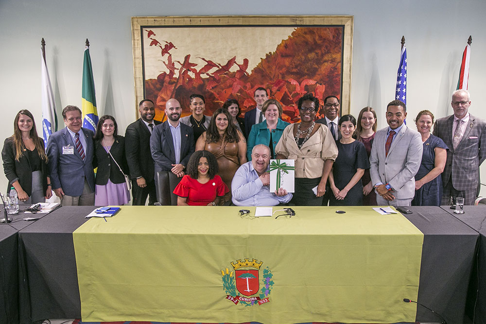 Rafael Greca reforça laços de irmandade e cooperação entre Curitiba e Columbus (EUA) 5 Prefeito Rafael Greca
