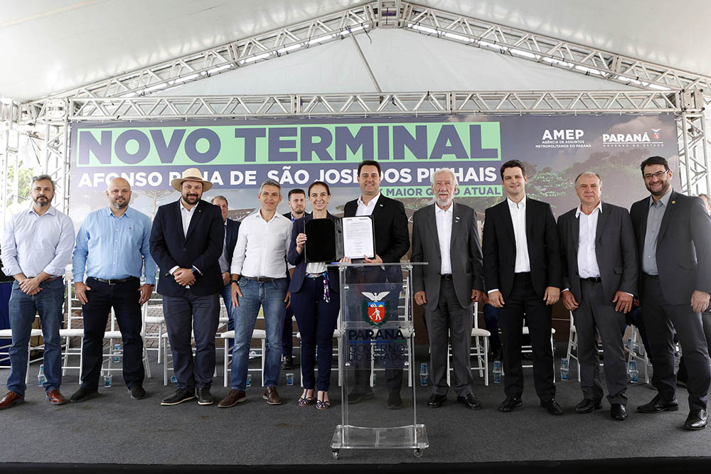 Ratinho Júnior autoriza início da construção do novo terminal de São José dos Pinhais 6 governador terminal sao jose pinhais Ratinho Júnior autoriza início da construção do novo terminal de São José dos Pinhais