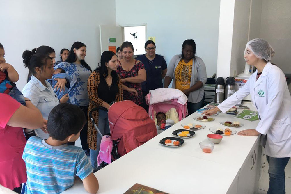 Projeto leva orientação sobre alimentação saudável a gestantes atendidas nos Cras de Pinhais 1 alimentação saudável a gestantes