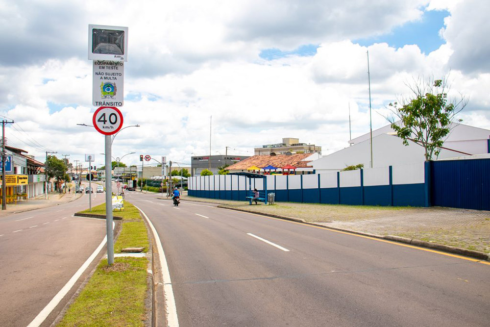 São José dos Pinhais inicia a fiscalização eletrônica de veículos com radares fixos 2 radares fixos