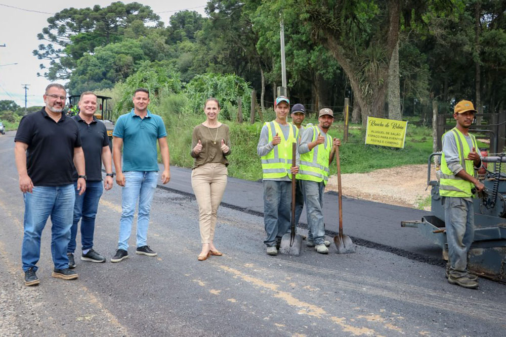 Prefeitura de São José dos Pinhais revitaliza importante rua da área rural 1 são josé dos pinhais - obras