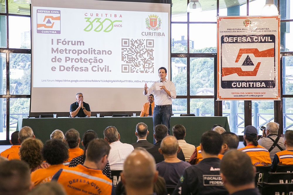 Eduardo Pimentel fala em integração metropolitana no Fórum de Defesa Civil 2 Fórum de Defesa Civil