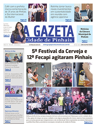 A Gazeta Cidade de Pinhais</br>Edição 678 5 A Gazeta Cidade de Pinhais - Edição 678