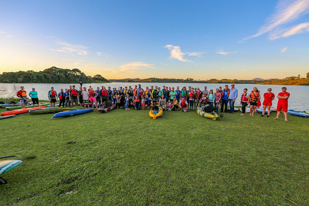 Remada de Verão movimentou o entardecer do dia 25 em Piraquara 1 Remada de Verão