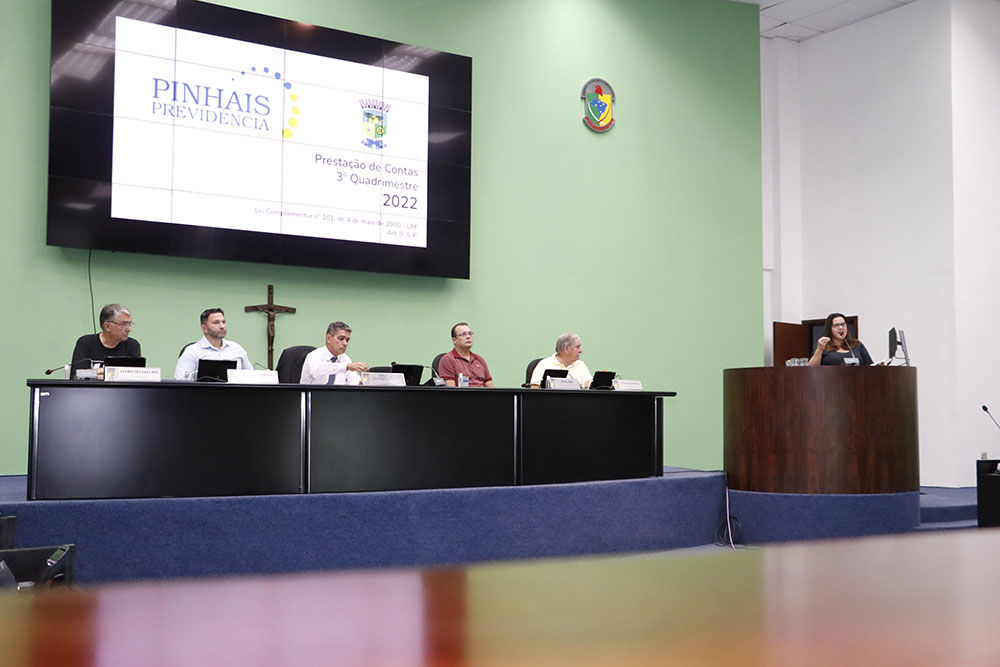 Prefeitura de Pinhais prestou contas em Audiência Pública na Câmara Municipal 8 prestação de contas prefeitura pinhais