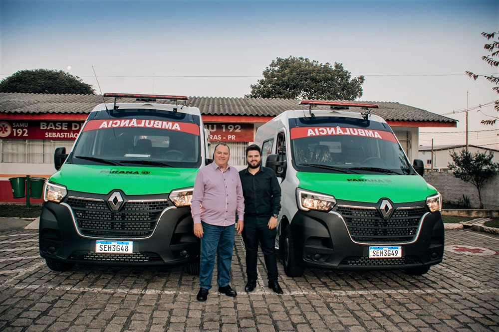 Novas ambulâncias vão reforçar atendimento em Quatro Barras 1 Novas ambulâncias
