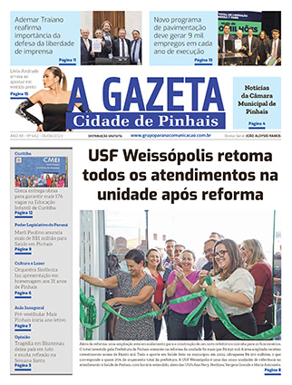 A Gazeta Cidade de Pinhais</br>Edição 682 5 A Gazeta Cidade de Pinhais - Edição 682