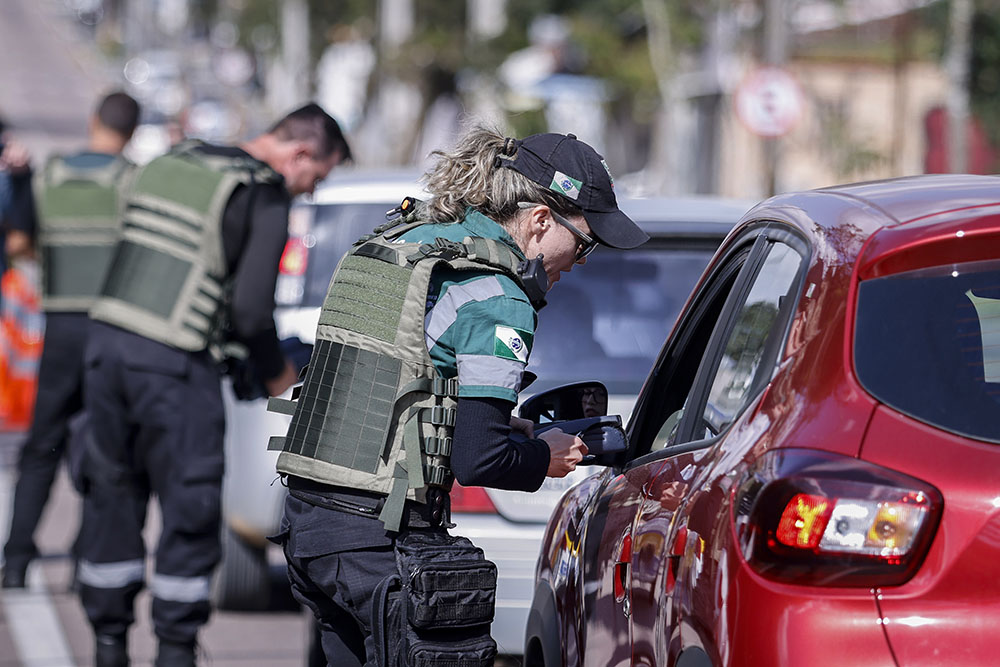 Blitz educativas em Araucária mobilizam agentes de trânsito, guardas municipais, Polícia Militar e PRF 5 Blitz educativas