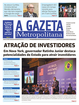 A Gazeta Região Metropolitana</br>Edição 383 7 A Gazeta Região Metropolitana - Edição 383
